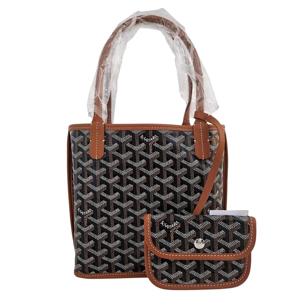 Goyard Mini Anjou Black Gold Handbag